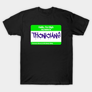 Hello THCnicians Name Tag T-Shirt